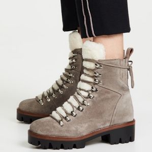 New Jeffrey Campbell Culvert Shearling Hiking Boots